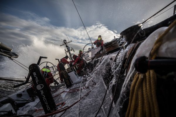 Image from day 9 on board Sun Hung Kai/Scallywag. Credit: Konrad Frost/Volvo Ocean Race