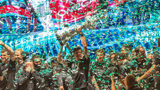 October 19, 2024. Louis Vuitton 37th America's Cup, Prizegiving. EMIRATES TEAM NEW ZEALAND winners of the Louis Vuitton 37th America's Cup