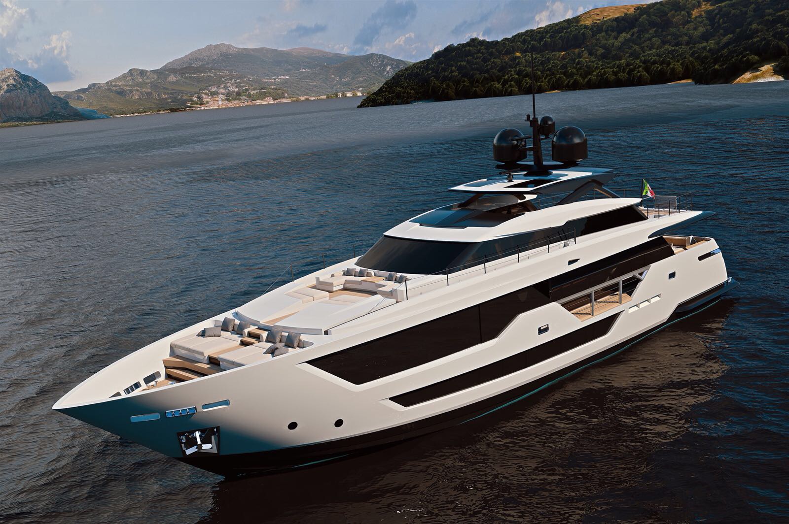 Ferretti Group Custom Line 106' Project