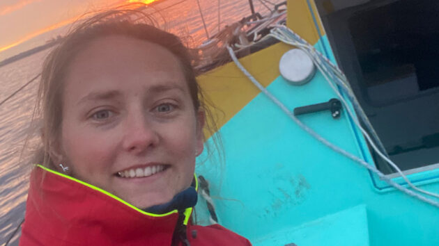 Jasmine Harrison has previously spent 70 days alone at sea while rowing across the Atlantic. Credit: Jasmine Harrison