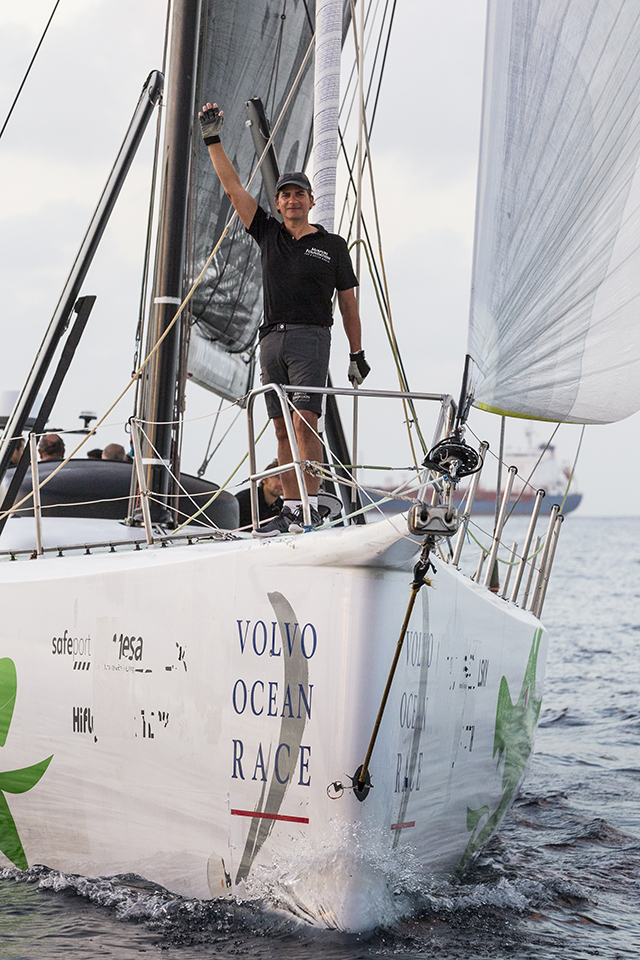 Paulo Mirpuri on board Volvo Ocean Race 2020 boat Mirpuri Foundation
