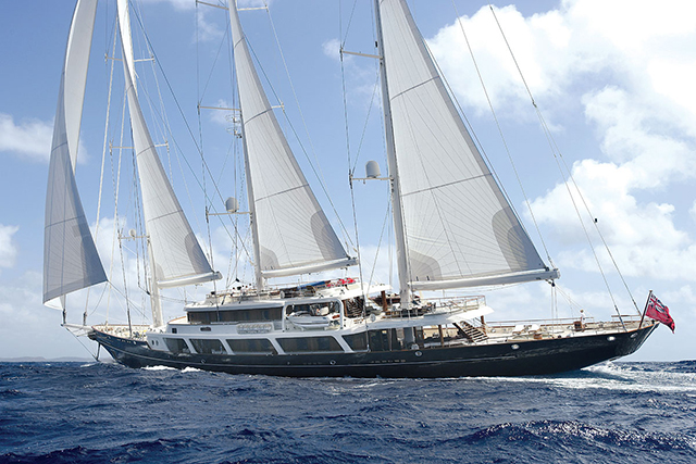 the stunning expensive sailing yacht, Eos