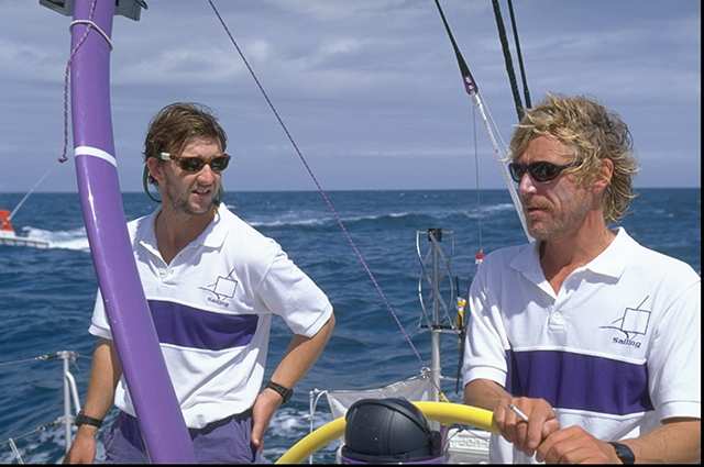 Silk Cut during the 1997 Whitbread Round the World Race/Volvo Ocean Race