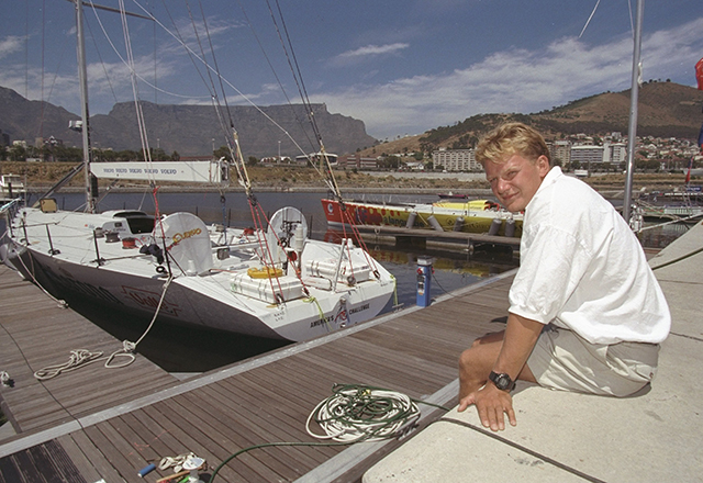 1997 Whitbread Round the World crew member Matthew Humphries