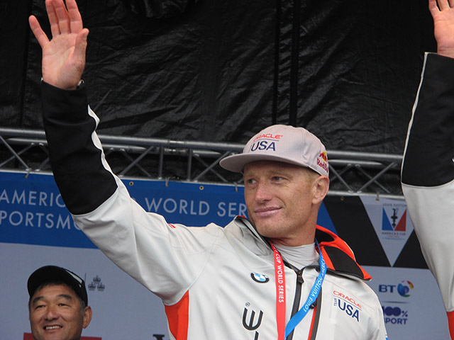 Jimmy Spithill Skipper of America's Cup defender, ORACLE TEAM USA