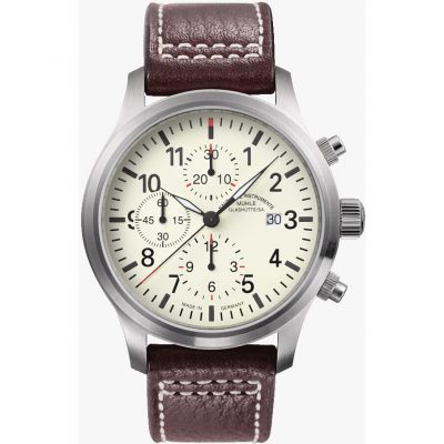 watch with leather strap