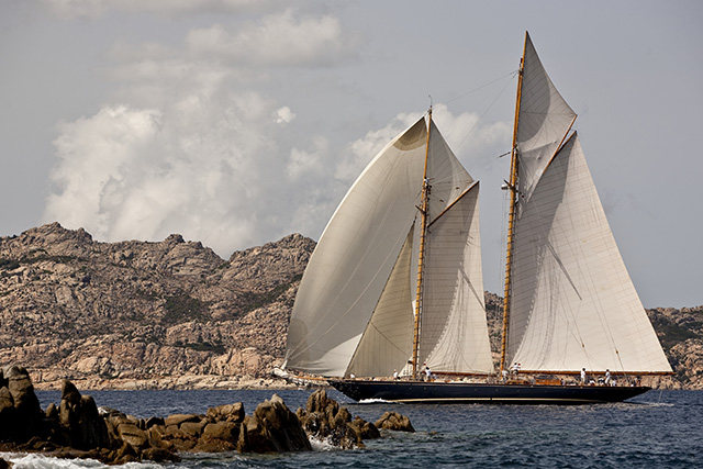 One of the most expensive sailing yachts - the schooner Shenandoah of Sark