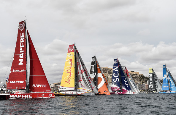 The start of 2014/15 Volvo Ocean Race in Alicante